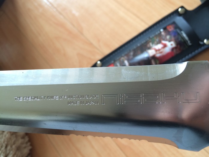 仁作(nisaku)山菜採りナイフのレビュー|深山刀 木柄つば付1